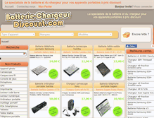 Tablet Screenshot of batterie-chargeur-discount.com